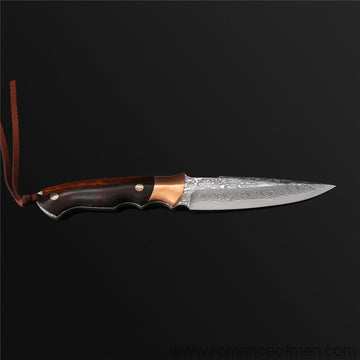 Blade of Glory Damascus Steel Fixed Blade-Romance of Men